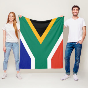 Flagge von Medium Südafrikas Bokke Fleecedecke