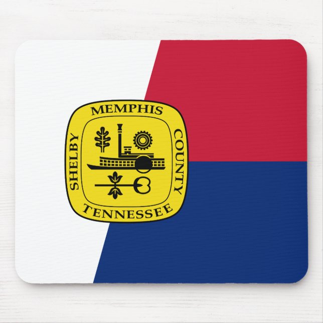 Flagge von Memphis, Tennessee Mouse Pad Mousepad (Vorne)
