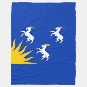 Flagge von Merionethshire Fleece Blanket