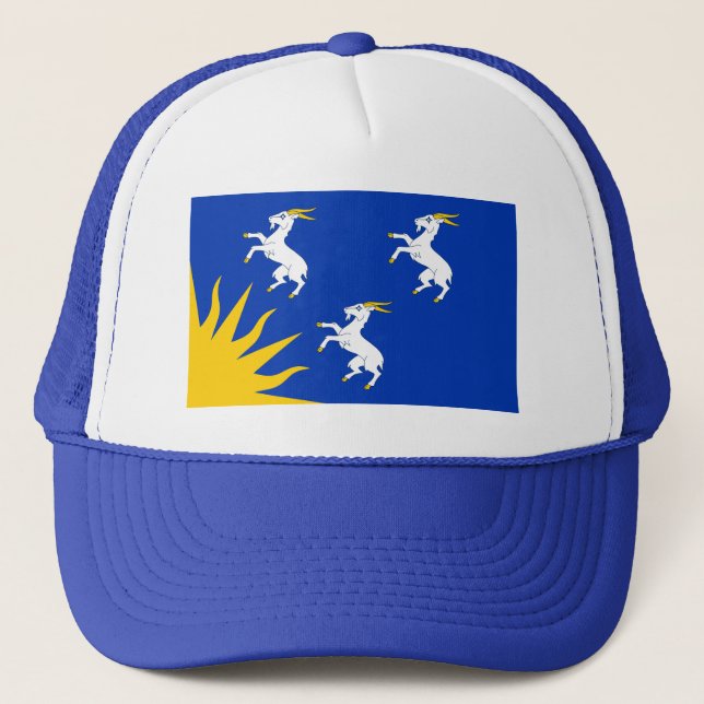 Flagge von Merionethshire Hat Truckerkappe (Vorderseite)
