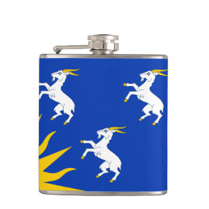 Flagge von Merionethshire Hip Flask Flachmann