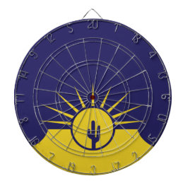 Flagge von Mesa (Arizona, USA) Dartscheibe
