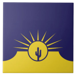 Flagge von Mesa (Arizona, USA) Fliese