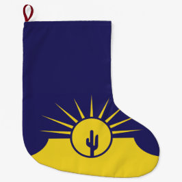 Flagge von Mesa (Arizona, USA) Großer Weihnachtsstrumpf