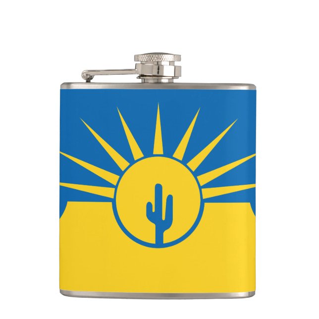 Flagge von Mesa, Flasche von Arizona Flachmann (Vorderseite)