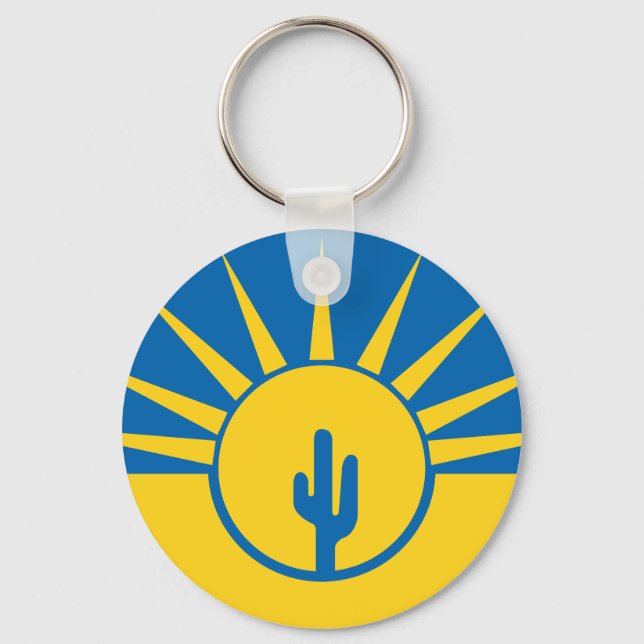 Flagge von Mesa, Schlüsselanhänger Arizona (Vorderseite)