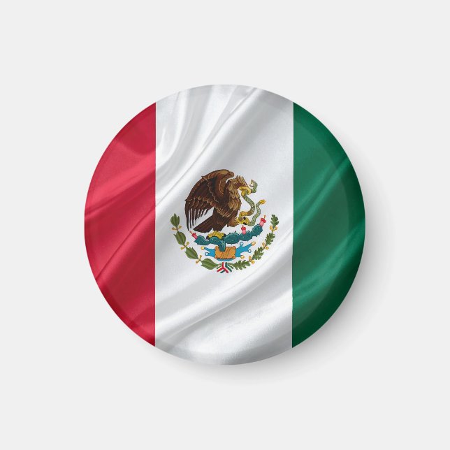 Flagge von Mexiko Magnet (Vorne)