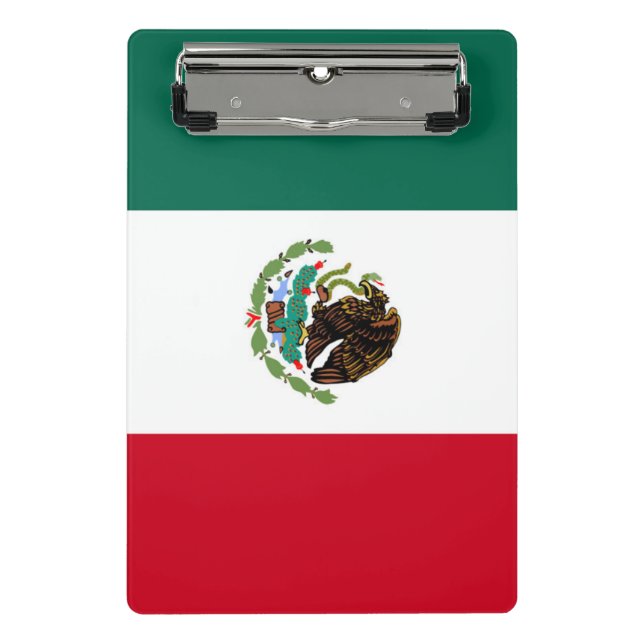 Flagge von Mexiko Mini Klemmbrett (Vorderseite)