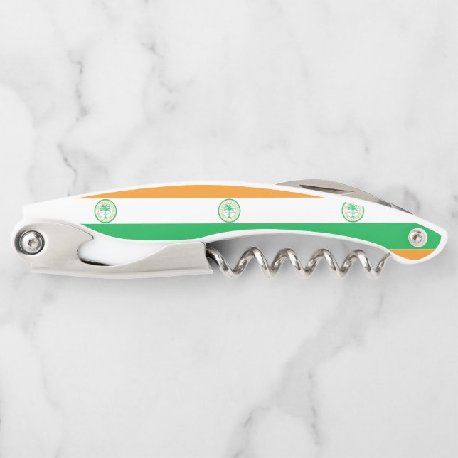 Flagge von Miami, Korkenzieher von Florida (Vorderseite)