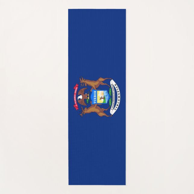 Flagge von Michigan (US-Staat) Yogamatte (Vorderseite)