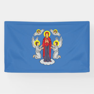 Flagge von Minsk (Belarus) Banner
