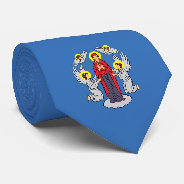 Flagge von Minsk (Belarus) Krawatte (Gerollt)