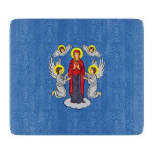 Flagge von Minsk (Belarus) Schneidebrett