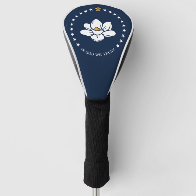 Flagge von Mississippi (2020) Golf Head Cover Golf Headcover (Vorderseite)