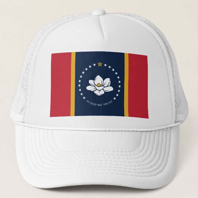 Flagge von Mississippi (2020) Truckerkappe (Vorderseite)