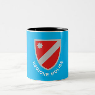 Flagge von Molise (Italien) Zweifarbige Tasse