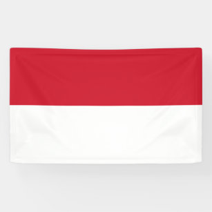 Flagge von Monaco Banner