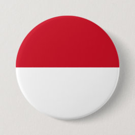 Flagge von Monaco Button