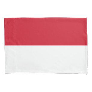 Flagge von Monaco Kissenbezug