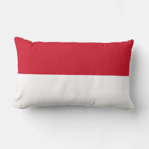 Flagge von Monaco Lendenkissen