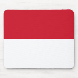 Flagge von Monaco Mousepad