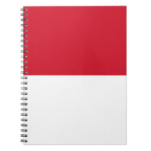 Flagge von Monaco Notizblock