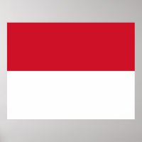 Flagge von Monaco