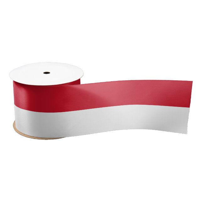 Flagge von Monaco Satinband (Spule)