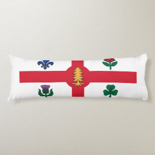 Flagge von Montreal, Quebec-Kissen Seitenschläferkissen