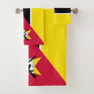 Flagge von Mosambik Badhandtuch Set