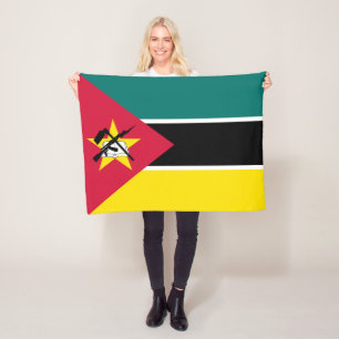 Flagge von Mosambik Fleecedecke