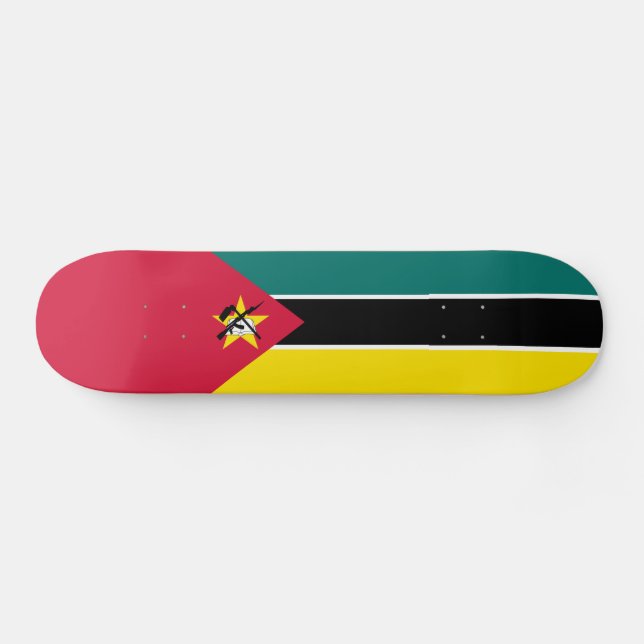 Flagge von Mosambik Skateboard (Horizontal)
