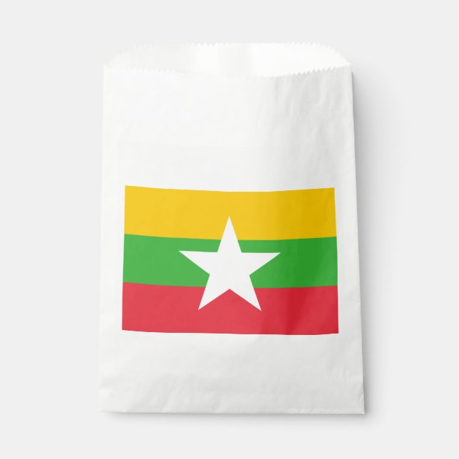 Flagge von Myanmar Geschenktütchen (Vorderseite)