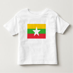 Flagge von Myanmar Kleinkind T-shirt