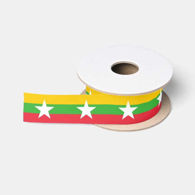 Flagge von Myanmar Satinband (Spule)