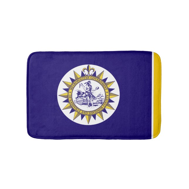 Flagge von Nashville Bath Mat Badematte (Vorderseite)