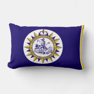Flagge von Nashville, Tennessee Lumbar Kissen