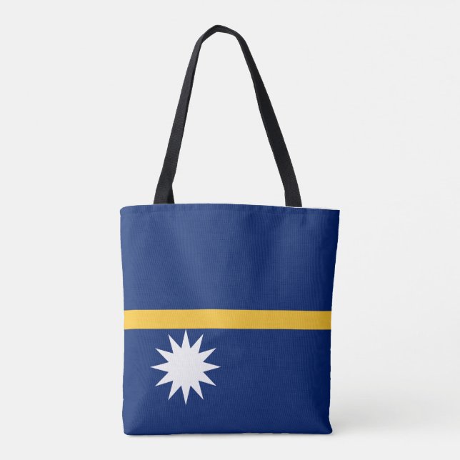 Flagge von Nauru Tasche (Rückseite)