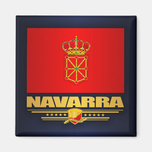 Flagge von Navarra (Navarra) Magnet