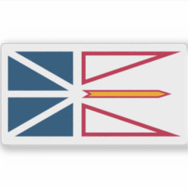 Flagge von Neufundland und Labrador Aufkleber