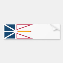 Flagge von Neufundland und Labrador (Kanada) Autoaufkleber