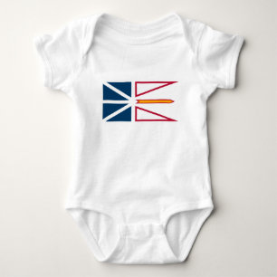Flagge von Neufundland und Labrador (Kanada) Baby Strampler