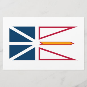 Flagge von Neufundland und Labrador (Kanada) Briefpapier