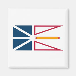 Flagge von Neufundland und Labrador (Kanada) Magnet