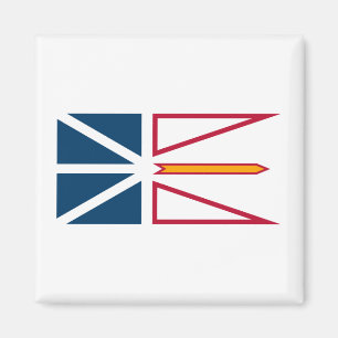 Flagge von Neufundland und Labrador (Kanada) Magnet