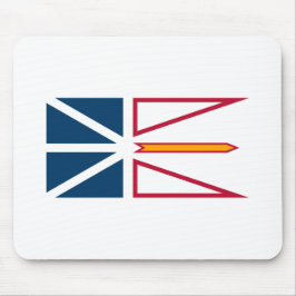 Flagge von Neufundland und Labrador (Kanada) Mousepad