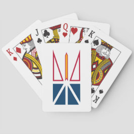 Flagge von Neufundland und Labrador (Kanada) Spielkarten