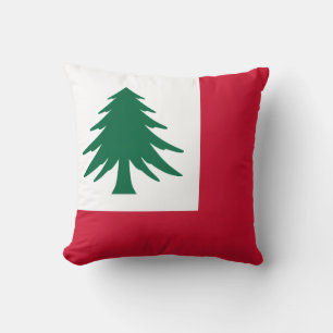Flagge von New England (nur Kiefer) - inoffiziell Kissen