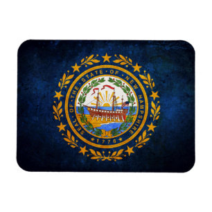 Flagge von New Hampshire Magnet