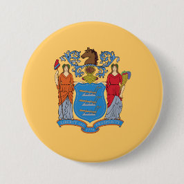 Flagge von New Jersey Button